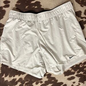 Nike Women's Athletic White Shorts
